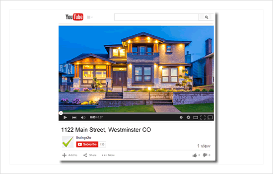 MP4 video created for your property